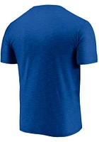 Chicago Cubs Blue Arch Name Space Dye Short Sleeve T Shirt