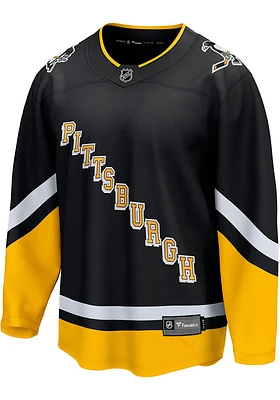 Pittsburgh Penguins Mens Black Alternate Hockey Jersey