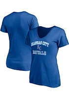 Kansas City Royals Womens Blue Essential Short Sleeve T-Shirt
