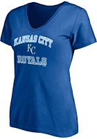 Kansas City Royals Womens Blue Essential Short Sleeve T-Shirt