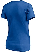 Kansas City Royals Womens Blue Essential Short Sleeve T-Shirt