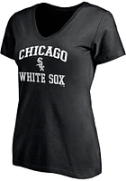 Chicago White Sox Womens Black Essential Short Sleeve T-Shirt