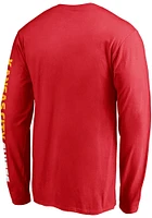 Kansas City Chiefs Red Front Runner Long Sleeve T Shirt
