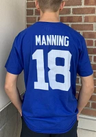 Peyton Manning Indianapolis Colts Blue Hall Of Fame NN Short Sleeve Player T Shirt