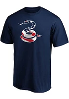 Philadelphia Union Navy Blue Team Logo Short Sleeve T Shirt