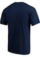 Philadelphia Union Navy Blue Team Logo Short Sleeve T Shirt