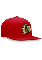 Chicago Blackhawks Mens Red Secondary Core Fitted Hat