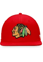 Chicago Blackhawks Mens Red Secondary Core Fitted Hat