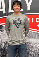 Chicago Bears Grey TEAM LOGO Long Sleeve T-Shirt