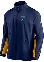 St Louis Blues Mens Navy Blue AP LR Rink Jacket Medium Weight