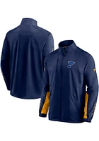St Louis Blues Mens Navy Blue AP LR Rink Jacket Medium Weight
