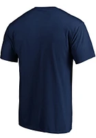 St Louis Blues Navy Blue Chest Logo Pro Prime Short Sleeve T Shirt