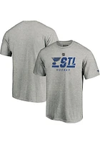 St Louis Blues Grey Pro Prime Secondary Short Sleeve T Shirt