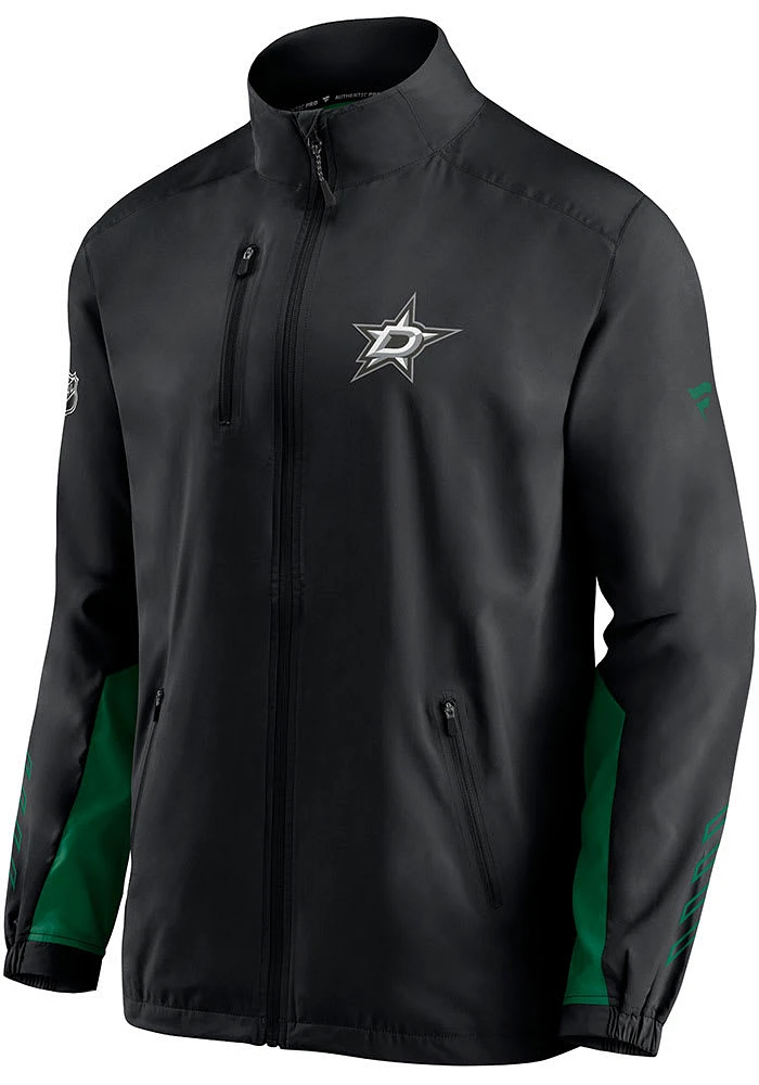 Dallas Stars Mens Black AP LR Rink Jacket Medium Weight