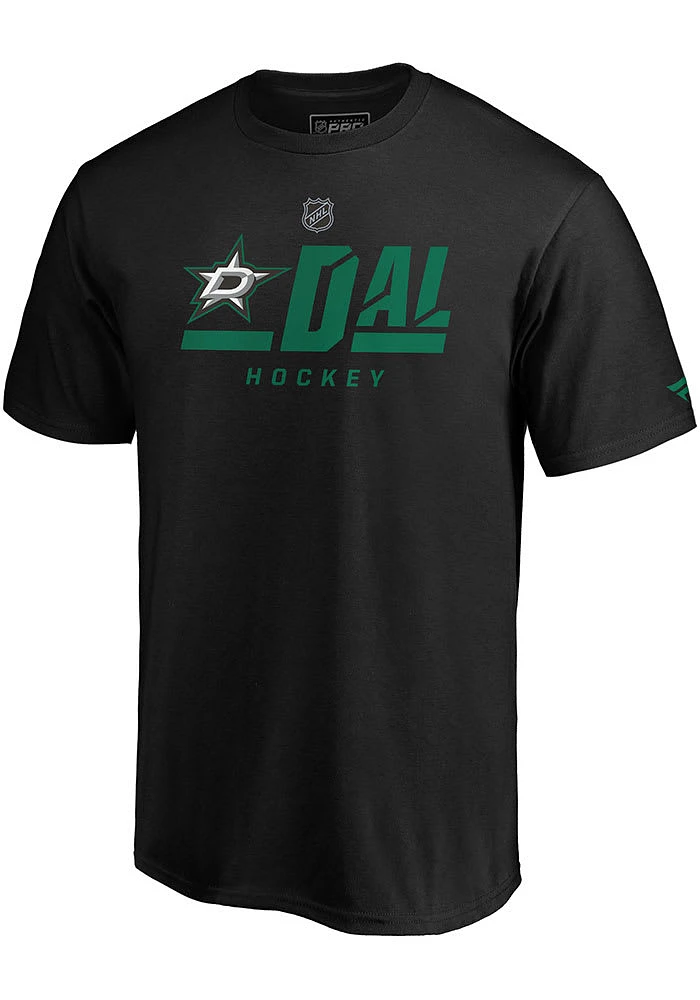 Dallas Stars Black Pro Prime Secondary Short Sleeve T Shirt