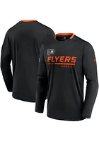 Philadelphia Flyers Black AP Locker Room Long Sleeve T-Shirt