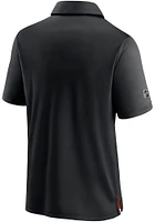 Philadelphia Flyers Mens Black AP Locker Room Polo Short Sleeve