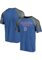Philadelphia 76ers Blue TEAM NAME Long Sleeve Fashion T Shirt