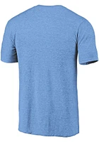 Texas Rangers Blue Wordmark Short Sleeve T Shirt