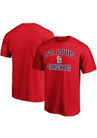 St Louis Cardinals Red Wordmark Short Sleeve T Shirt