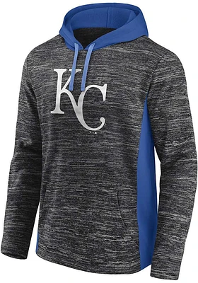 Kansas City Royals Mens Grey Chiller Fleece POH Hood