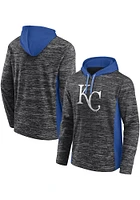 Kansas City Royals Mens Grey Chiller Fleece POH Hood