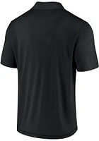 Philadelphia Flyers Mens Black Team Poly Polo Short Sleeve