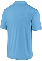 Sporting Kansas City Mens Blue TEAM LOGO Short Sleeve Polo