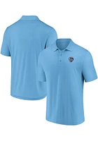 Sporting Kansas City Mens Blue TEAM LOGO Short Sleeve Polo