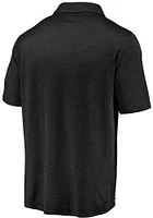 Dallas Stars Mens Black Core Striated Short Sleeve Polo