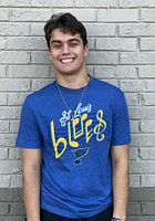 St Louis Blues Blue Shoot To Score Short Sleeve Fashion T Shirt