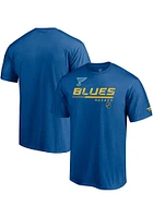 St Louis Blues Blue Locker Room Alt Speed Short Sleeve T Shirt
