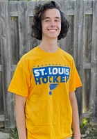 St Louis Blues Gold Gain Ground Short Sleeve T Shirt