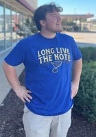 St Louis Blues Blue Push Ahead Short Sleeve T Shirt