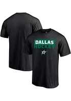 Dallas Stars Black Gain Ground Short Sleeve T Shirt