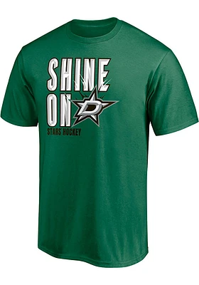Dallas Stars Kelly Green Push Ahead Short Sleeve T Shirt