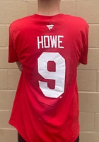 Gordie Howe Detroit Red Wings Authentic Stack Short Sleeve Player T Shirt