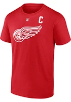 Steve Yzerman Detroit Red Wings Authentic Stack Short Sleeve Player T Shirt