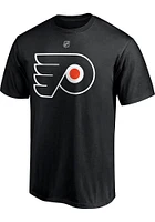 Gritty Philadelphia Flyers Black Authentic Stack Short Sleeve Player T Shirt