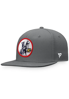 Kansas City Scouts Mens Charcoal Core Fitted Hat