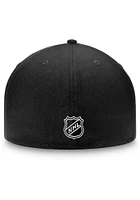 Chicago Blackhawks Mens Black 2T Core Fitted Hat