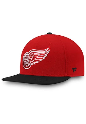 Detroit Red Wings Mens 2T Core Fitted Hat