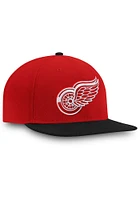 Detroit Red Wings Mens 2T Core Fitted Hat