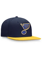 St Louis Blues Mens Navy Blue 2T Core Fitted Hat