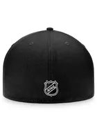 Columbus Blue Jackets Mens Black Tonal Core Fitted Hat