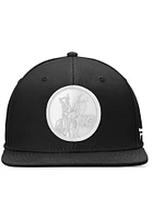 Kansas City Scouts Mens Black White Logo Core Fitted Hat