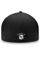 Kansas City Scouts Mens Black White Logo Core Fitted Hat