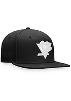Pittsburgh Penguins Mens Black White Logo Core Fitted Hat