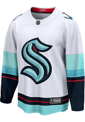 Seattle Kraken Mens White Away Hockey Jersey