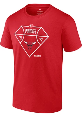 Chicago Bulls Red Tip Off Short Sleeve T Shirt